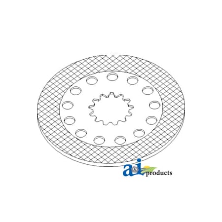 A & I Products Brake Disc 10" x10" x0.5" A-1981266C1